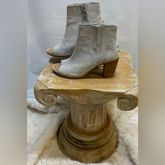 Toms Open-Toed Ankle Bootie Sz 6.5 - Picture 3 of 8